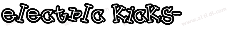 electrlc kicks字体转换
